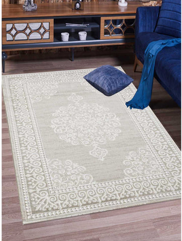 Tapis de Salon Beige Oriental KHY MIRALI