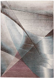 Tapis de Salon Bleu design abstrait BIRSO | Royaume du Tapis