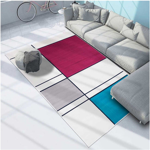 Tapis de Salon Contemporain Multicolore LICAR