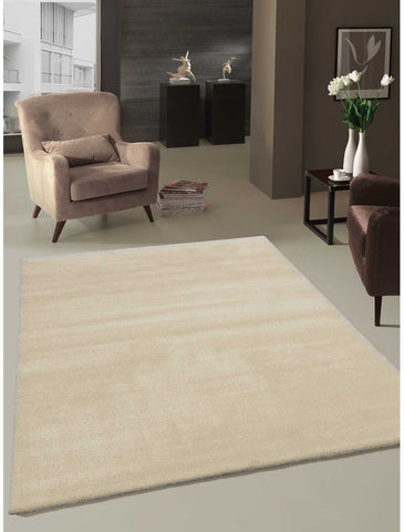 Tapis de Salon Design Beige Uni TOPAL LUXE