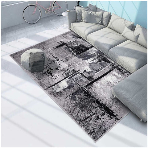 Tapis de Salon Gris Moderne AF TABLO