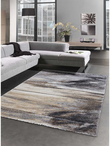 Tapis de Salon Gris Moderne ELEGANT 01