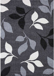 Tapis de Salon Gris motif Floral TREE FLOWER | Royaume du Tapis