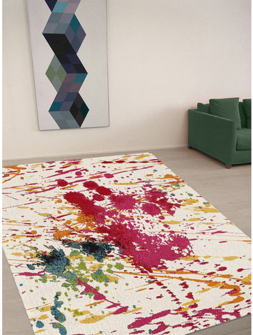 Tapis de Salon Multicolore Peinture FANTAISYA