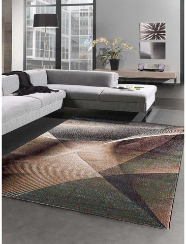 Tapis de Salon Multicolore design abstrait BIRSO