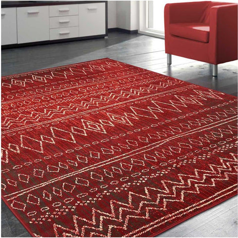 Tapis de Salon Rouge Berbère BC BERBER 2