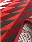 Tapis de Salon Rouge Graphique APACHE