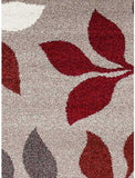Tapis de Salon Rouge motif Floral TREE FLOWER