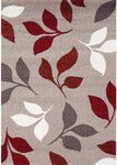 Tapis de Salon Rouge motif Floral TREE FLOWER | Royaume du Tapis