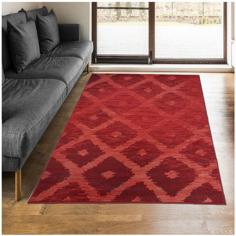 Tapis de Salon Rouge type Berbère BC OULOUTA