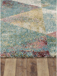 Tapis de Salon Scandinave Multicolore RONGO