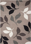 Tapis de Salon Taupe motif Floral TREE FLOWER | Royaume du Tapis