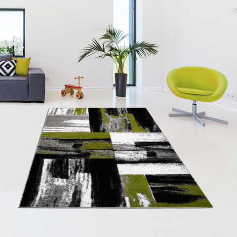 Tapis de salon Design Vert YASTI