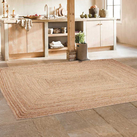 Tapis en Jute kilim certifié Cair&Fair NATURE