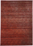 Tapis Design Berbère Rouge AF CHILA | Royaume du Tapis