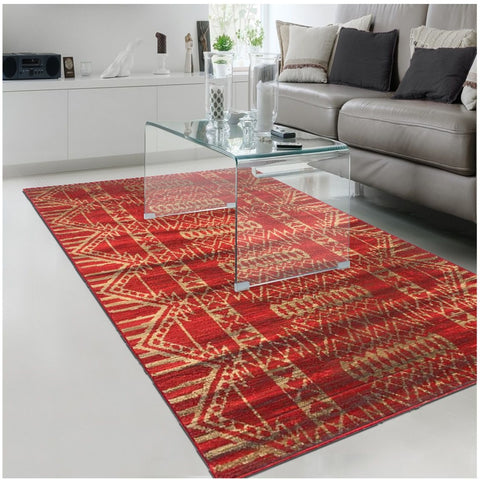 Tapis style Ethnique Rouge BC TOTAMIA