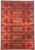 Tapis style Ethnique Rouge BC TOTAMIA | Royaume du Tapis