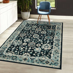 Tapis style Oriental Bleu certifié Oeko Tex OLFA