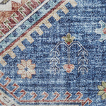 Tapis Bleu traditionnel kilim pour salon et couloir TOPAZ
