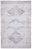 Tapis Gris et Beige traditionnel kilim pour salon et couloir TOPAZ