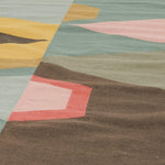 Tapis en Laine Multicolore Kilim Graphique TIPI