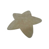 Tapis pour enfant en forme d'étoile beige COTON