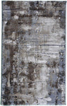 Tapis de salon gris effet abstrait OXIVAN