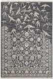 Tapis Gris de salon motif Oriental CELESTE