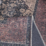 Tapis Oriental multicolore kilim en coton AFSHAN