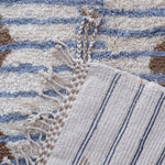 Tapis Berbère 260x370 en Laine Crème : Élégance et Confort