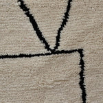 tapis berbère Crème en Laine Rectangulaire 250x345