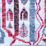 Tapis scandinave en Laine, Multicolore 145x225 cm