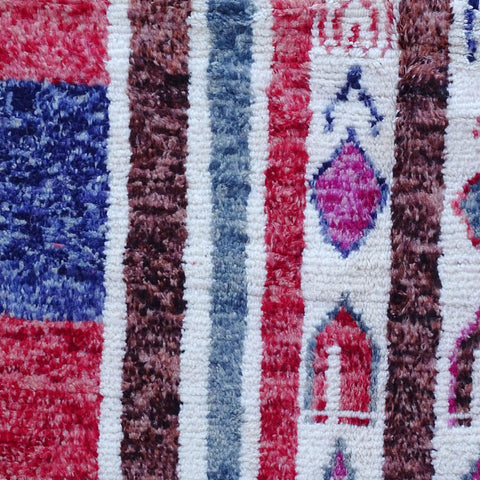 Tapis scandinave en Laine, Multicolore 145x225 cm