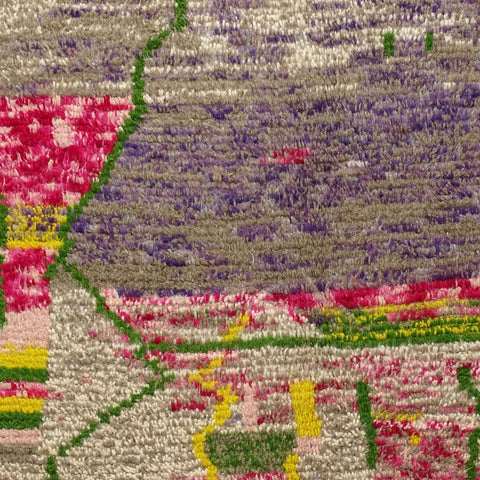 Tapis Berbère en Laine Multicolore 155x235 : Élégance et Confort