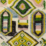 Tapis Berbère en laine multicolore noué main AZILAL