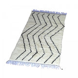 Tapis Rectangulaire 160x265 en Laine Crème