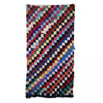 Tapis Berbère 80x180 en Tissu Recyclé : Élégance et Durabilité
