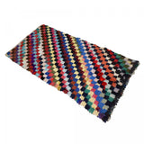 Tapis Berbère 80x180 en Tissu Recyclé : Élégance et Durabilité