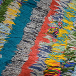 Tapis Berbère Multicolore en Coton recyclé noué à la main