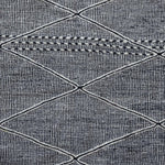 Tapis Berbère Marocain gris en laine 165x255 ZANAFI