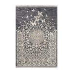 Tapis Rectangulaire Gris 160x225 en Polyester : Élégance et Confort pour Votre Intérieur