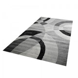 Tapis Salon en Polypropylène, Rectangulaire Gris 120x160 cm