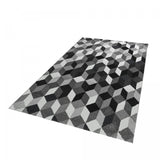 Tapis Salon Rectangulaire Gris 120x160 cm