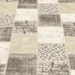 Tapis style patchwork Beige KHY SILICA