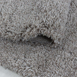 Tapis Shaggy couleur Taupe Uni SHAGGY FLU