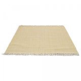 Tapis Jaune Uni en laine tissé main kilim CRAFT