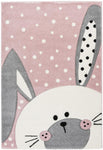 Tapis de Chambre pour bébé rose Lapin LAPINOU