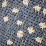 Tapis Kilim Bleu intérieur extérieur graphique KATTEN