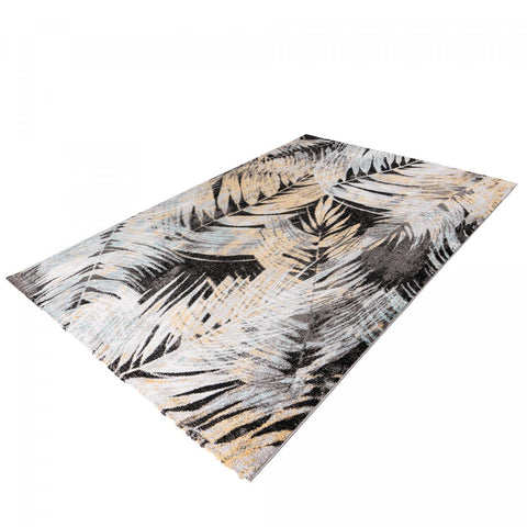 Le tapis berbère 120x170 Multicolore en Poils ras et Polypropylène, Rectangulaire.