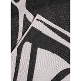 Tapis d'Extérieur style berbère blanc noir ARIBIA